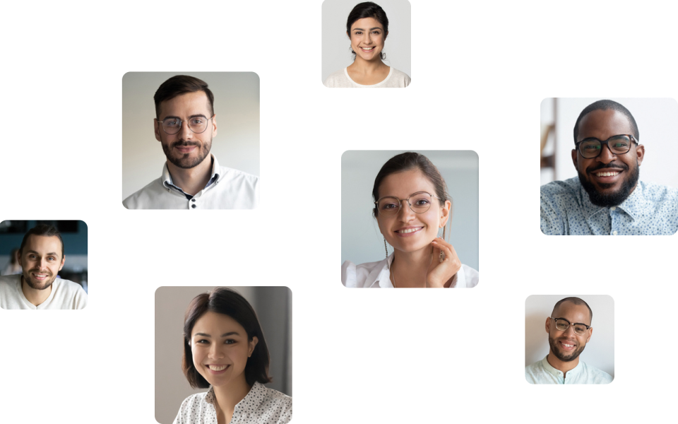 a group of people posing for a photo