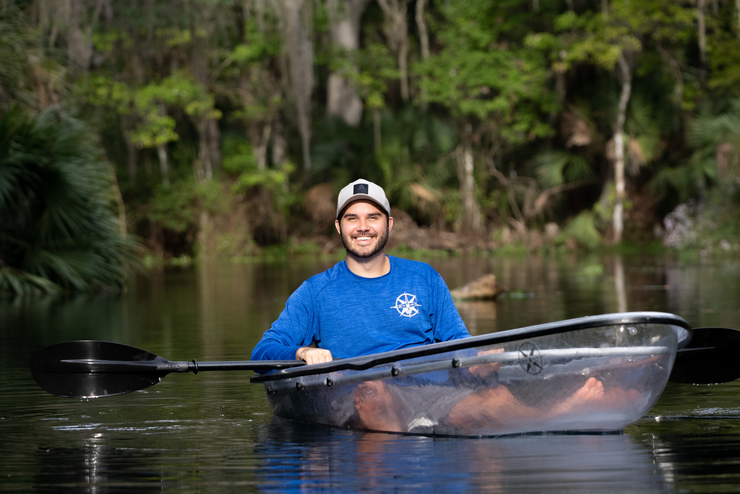 man on kayak