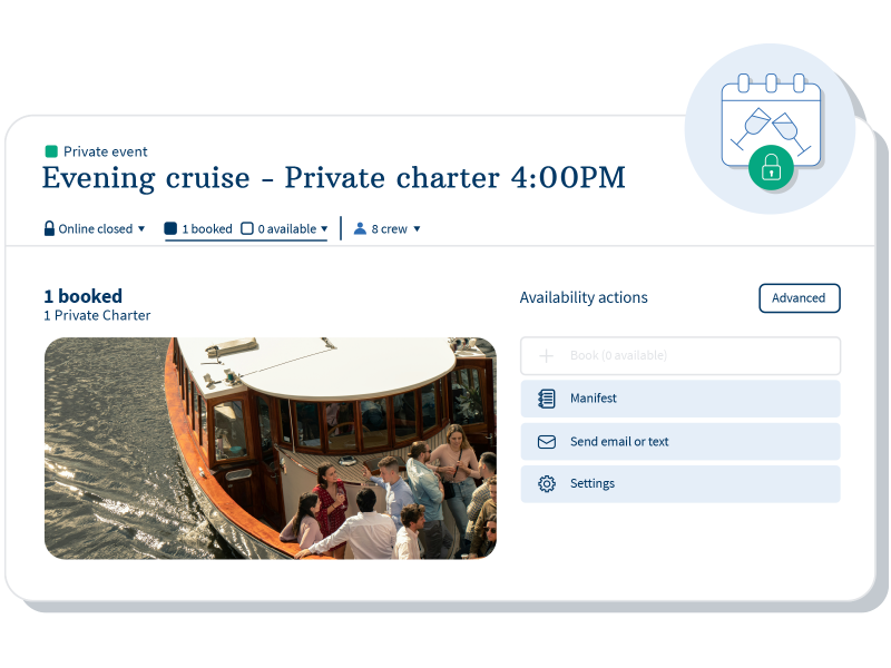 Managing Private Events on FareHarbor